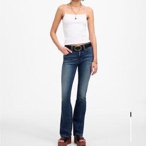 Madewell Dark Blue Flare Jeans